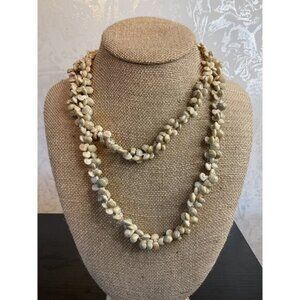 Gambian Baby Shell Beads Over the Head Necklace